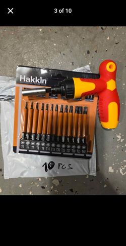 Hakkin Torx Bit Set with T-Handle Driver