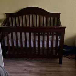 Crib With Mattress 