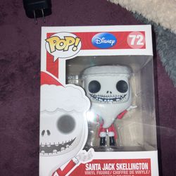 Disney Funko Pop Santa Jack Skellington 72