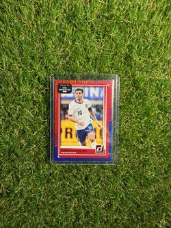 Christian Pulisic 2025 Panini Donruss Road to FIFA World Cup Red Blue Maze #25