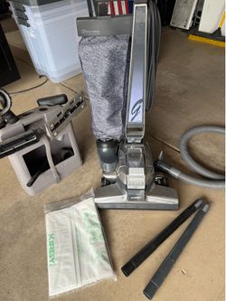 Kirby vacuum with bags