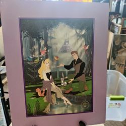 DISNEY SLEEPING BEAUTY LITHOGRAPH 
