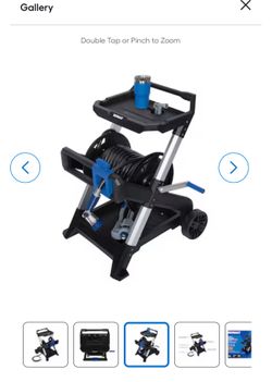 Kobalt Aluminum 200-ft Cart Hose Reel