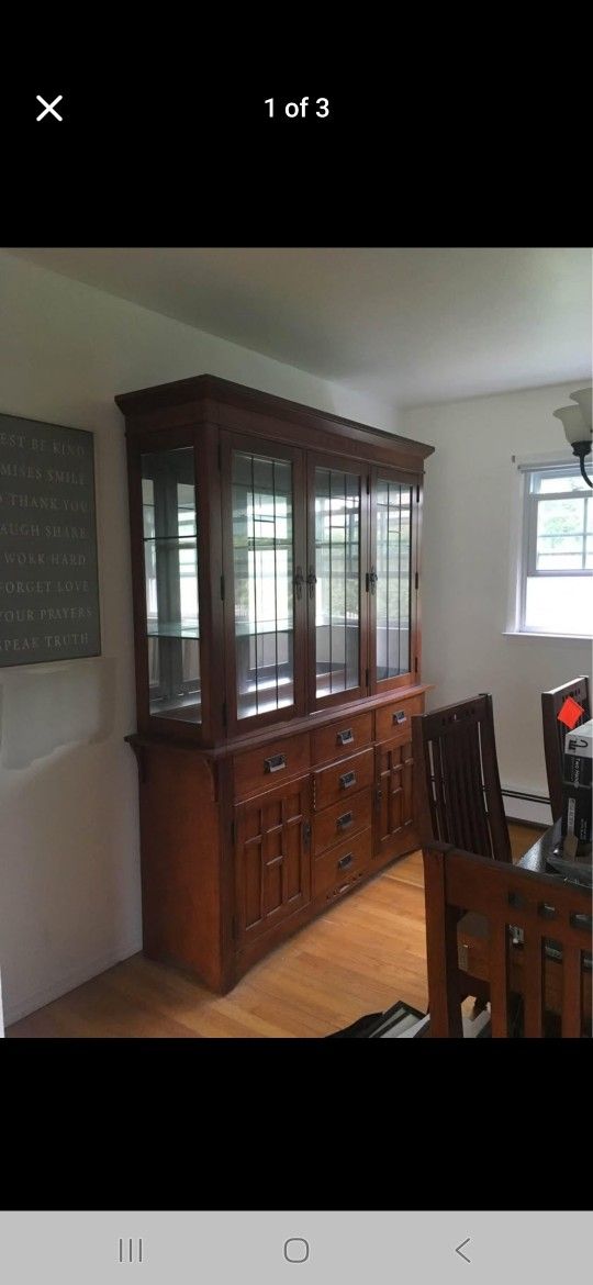 Broyhill Cherry Wood Hutch