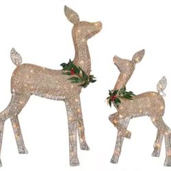 Glitter Doe And Fawn