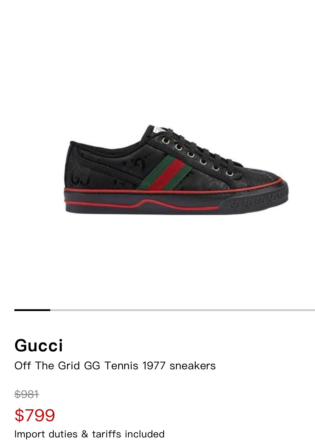 Gucci Tennis Shoes