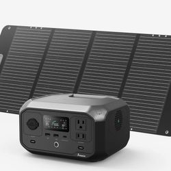 Ampace 300w Power Station With100w Solar Panel 