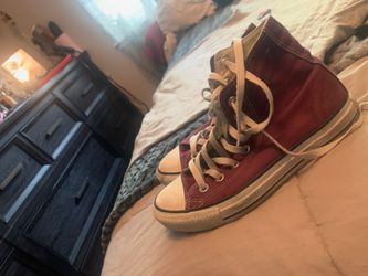 Maroon Converse
