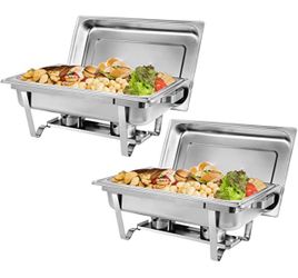 2 pack of chafing dishes 8 qt