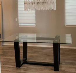 Modern Glass Dining Table