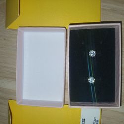 1 Carat Moisanite Stud Earings