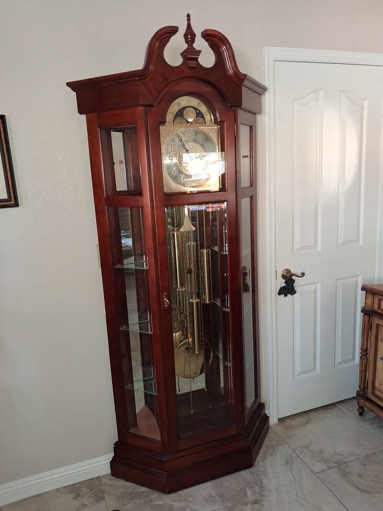 Grandfather/Curious Cabinet Clock.