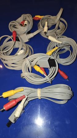 6 Nintendo Wii TV Cables