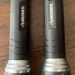 Husky 500-Lumens LED Aluminum Tough Heavy Duty Flashlight 