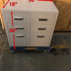 Wooden File Cabinet 