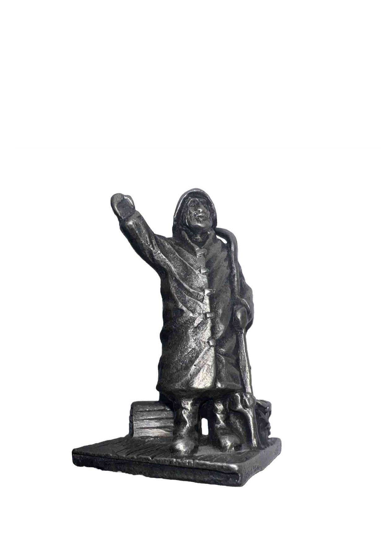 Gallo pewter Fisherman : 2" tall