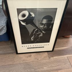 Dizzy Gillespie Black And White Jazz Poster