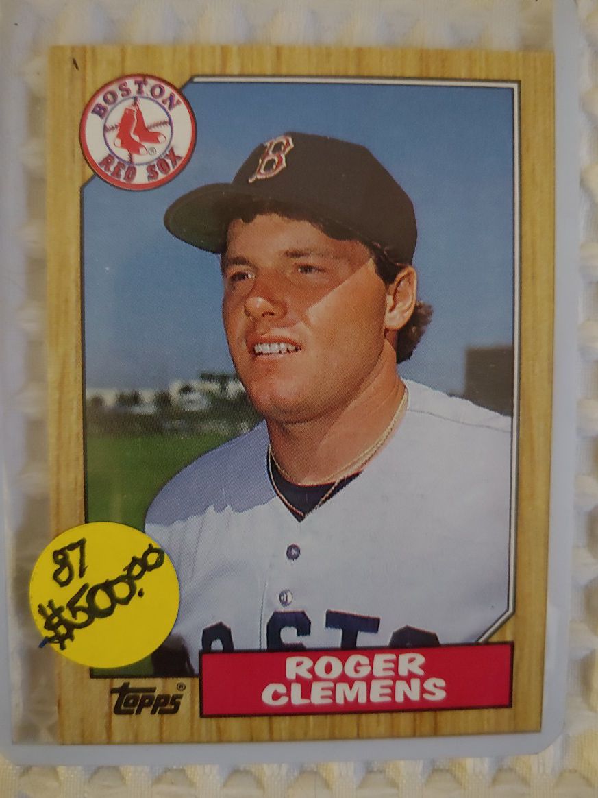 Roger Clemens Topps Baseball Card