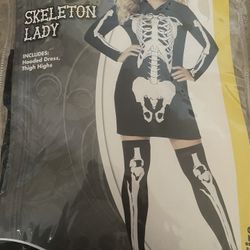 Skeleton ladies costume