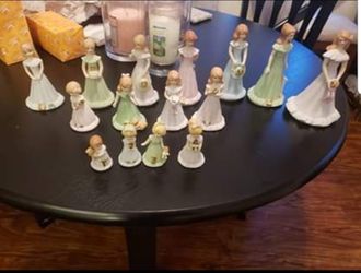 Growing up girl porcelain figures