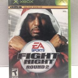 Fight Night: Round 2 (Microsoft Xbox, 2005) Complete w/ Manual - Tested Working