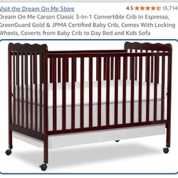Crib With Mattress 