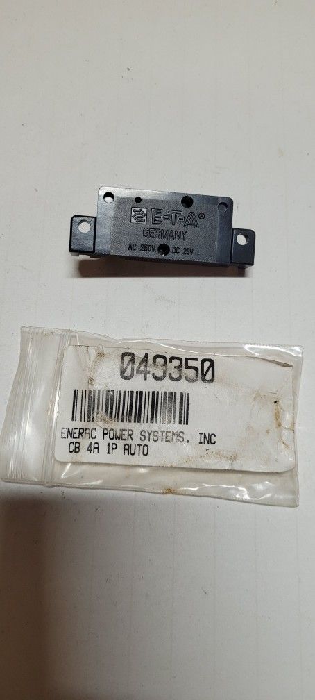 Generac G049350 Circuit Breaker 4A 1 Pole Auto DPE Breaker