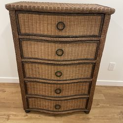 5 piece rattan bedroom set