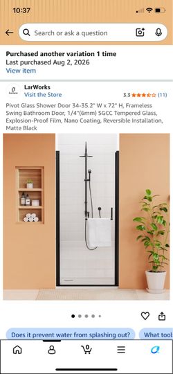 Shower door