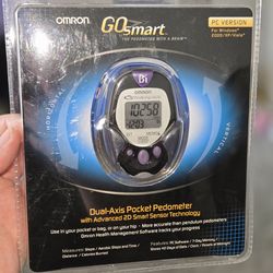 Omron GOsmart Dual-Axis Pocket Pedometer w/ 2D Smart Sensor Tech PC Version New