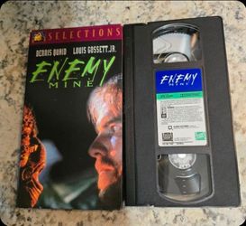"ENEMY MINE" VHS 1985 Starring: Dennis Quaid, Louis Gossett Jr