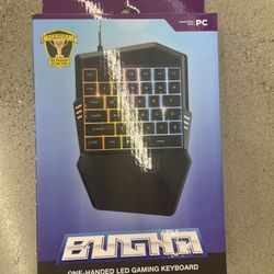 Bugha exclusive one-handed LED gaming keyboard for PC