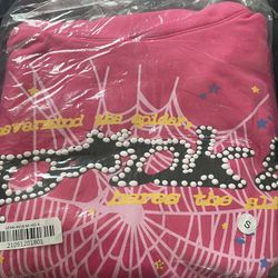 Pink Sp5der Hoodie