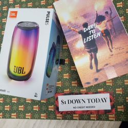 JBL Pulse 5 Bluetooth V5. 3 Brand New - $1 Down Today - NO CREDIT Needed