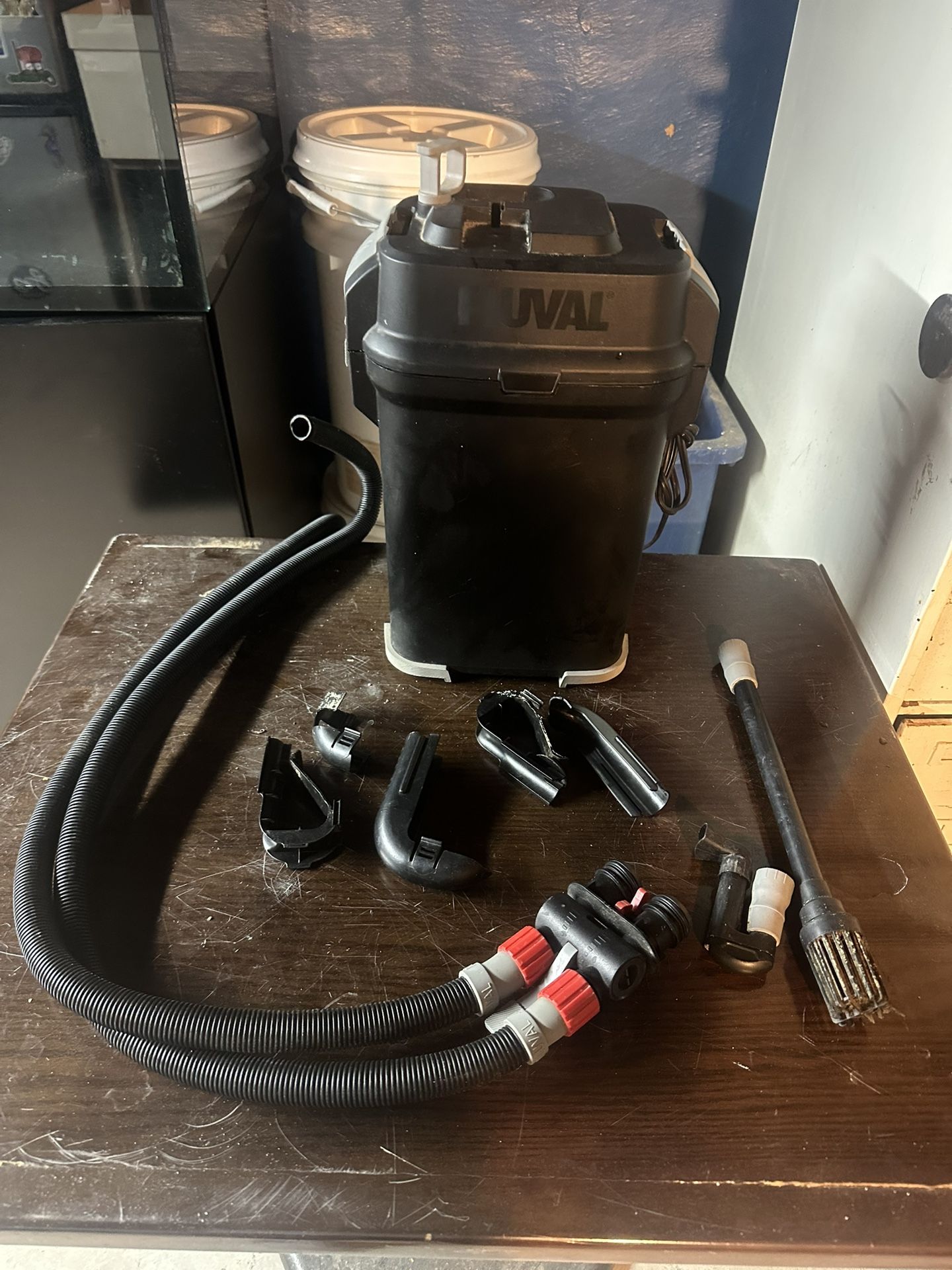 Reef Saltwater Fish Tank Aquarium, Canister Filter