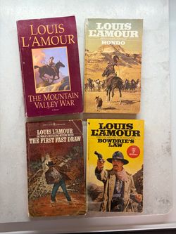 Louis L’Amour. 4 titles