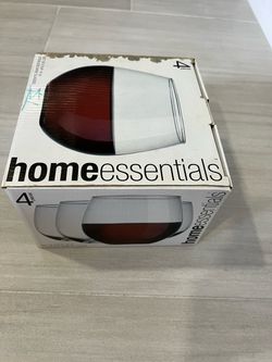 New Wine Glasses set of three