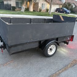 Utility Landscaping Trailer  4x8x3 with NEW Pink and NEW LED Lights