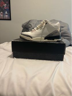 Jordan 3 Size 9 With Box Light Used