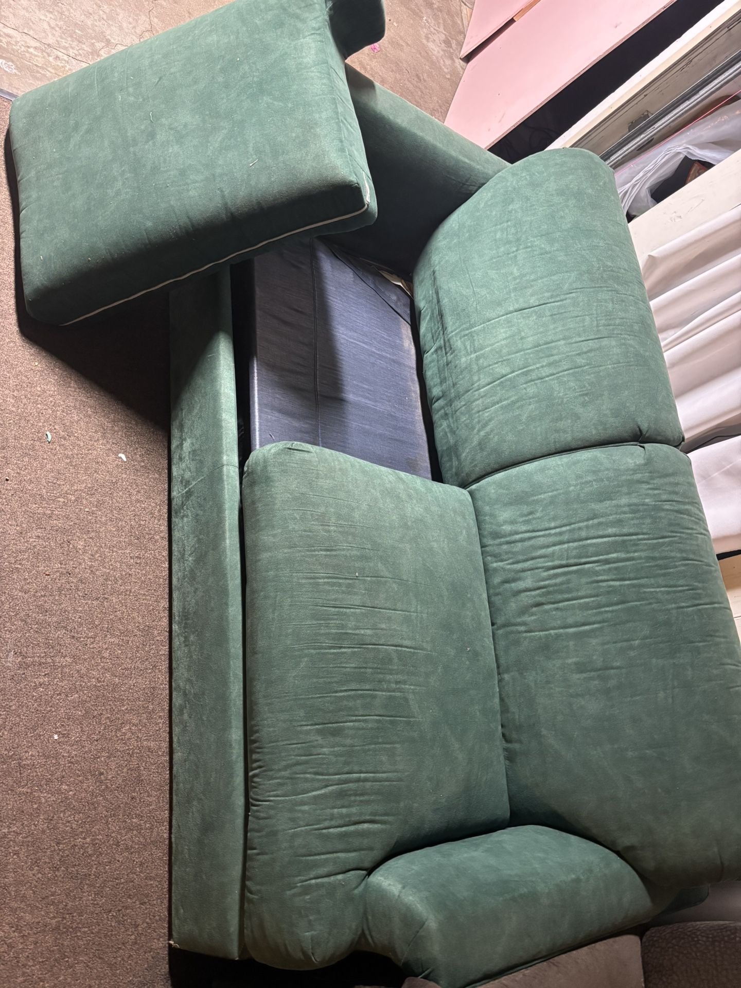 Green sofa Bed