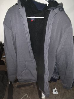 Dark gray sweater jacket L