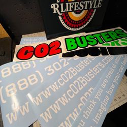 Custom decals Oracal 651 permanent vinyl