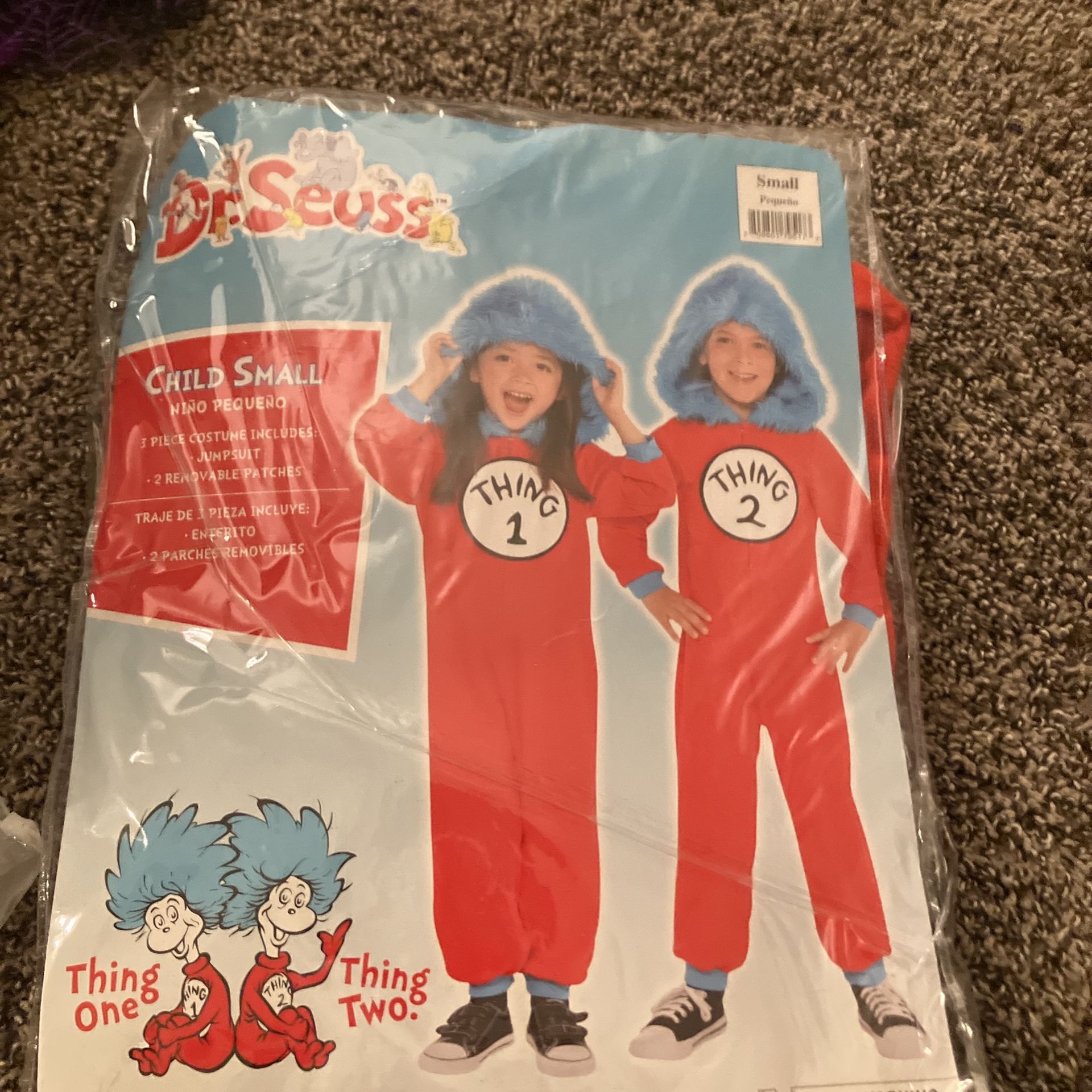 Thing One And Thing Two Jumpsuit Costume