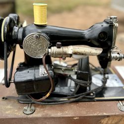 Antique Premier Model 1952 Sewing Machine. 