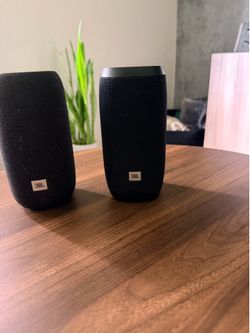 Two JBL link smart speakers
