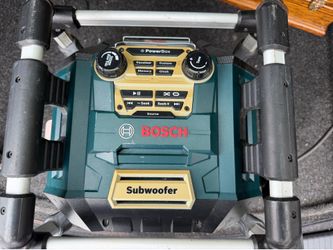 Bosch PB360S AM/FM Power Box Radio w/ Subwoofer PB 360 S BATTERY Job Site Radio