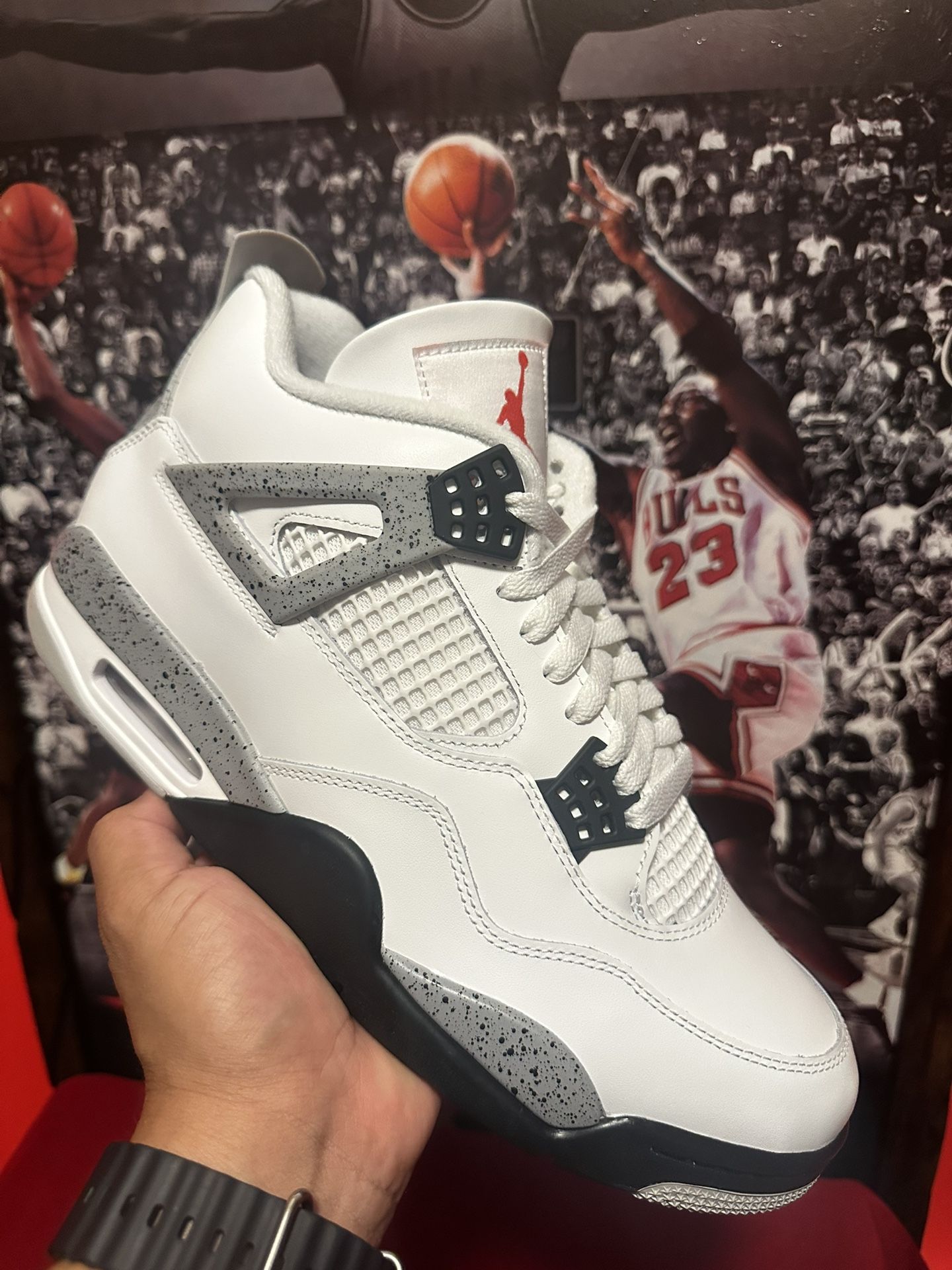 Air Jordan 4 White Cement Size 10M-12.5M (Please Read Description)