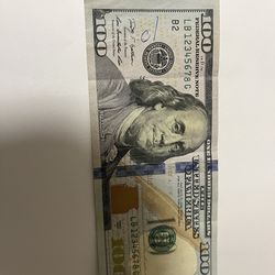 Super rare $100 bill