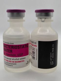 Hospira BAC water