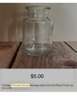 Princess house crystal items